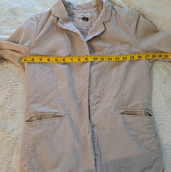 Marina Luna Linen Blazer - Picture 5 of 8